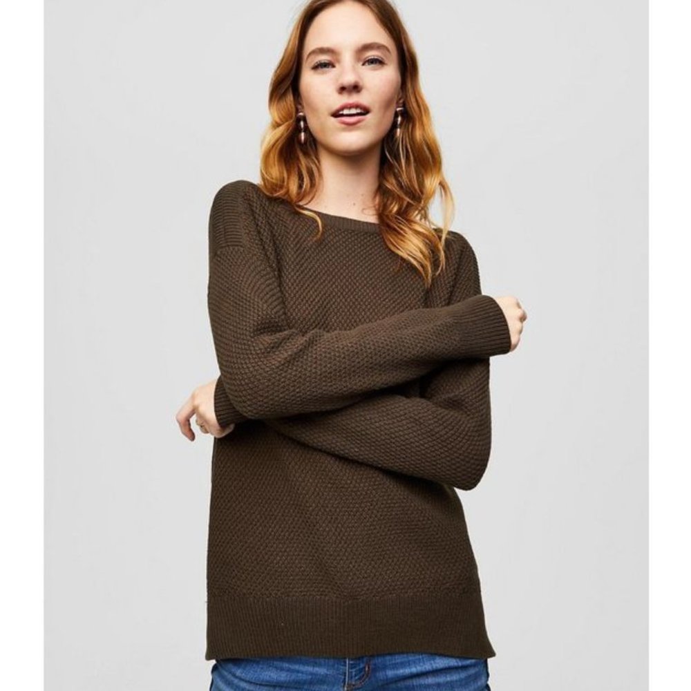 LOFT Boatneck Sweater